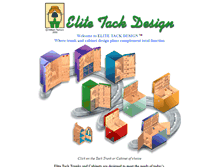 Tablet Screenshot of elitetackdesign.com